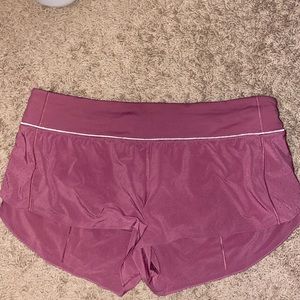 Lulu lemon speed up shorts size 10